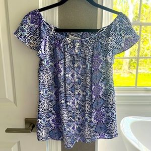 Alex & Trixie Purple top Size S